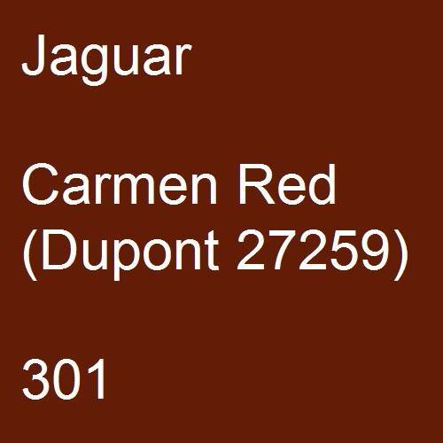 Jaguar, Carmen Red (Dupont 27259), 301.